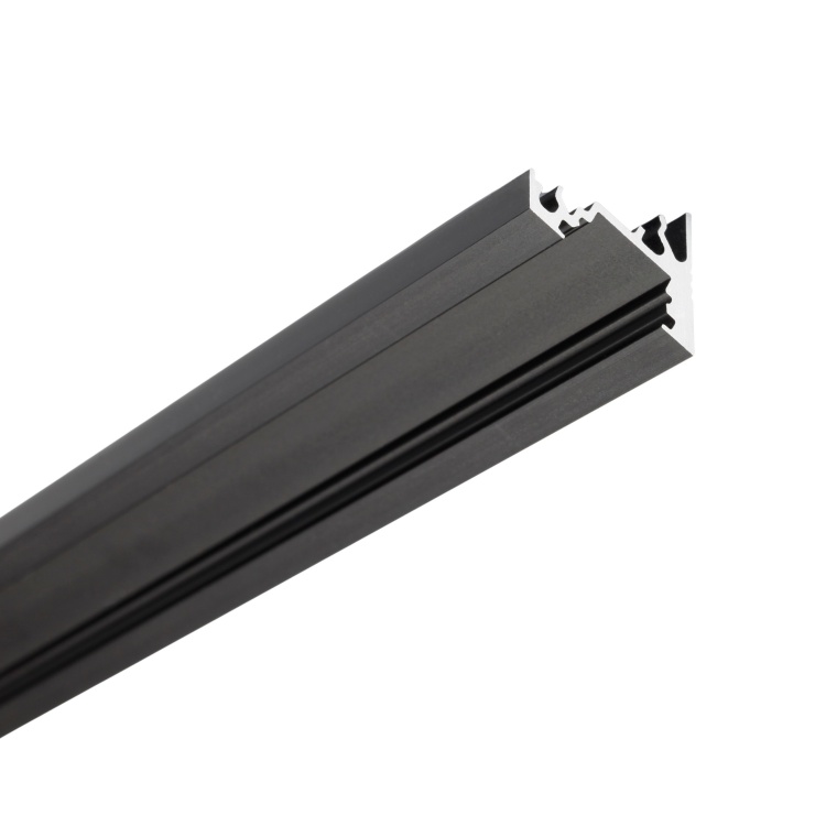 Profil LED CORNER10 czarny odcinki: 1m, 2m Topmet