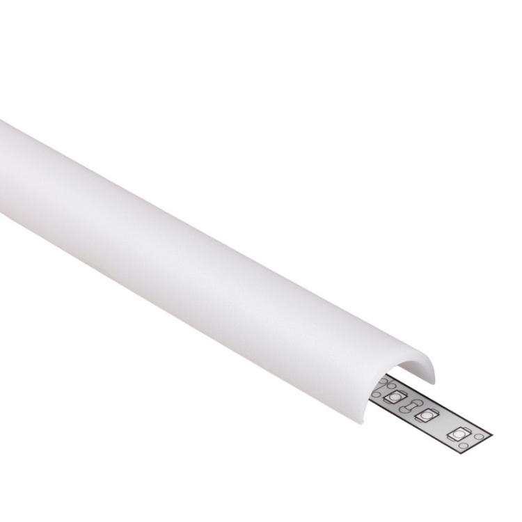 Klosz D klik mleczny do profili LED – odcinki: 2m Topmet