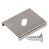 Uchwyt mocujący Y sprężysty do profilu led inox Topmet