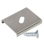 Uchwyt mocujący Y sprężysty do profilu led inox Topmet