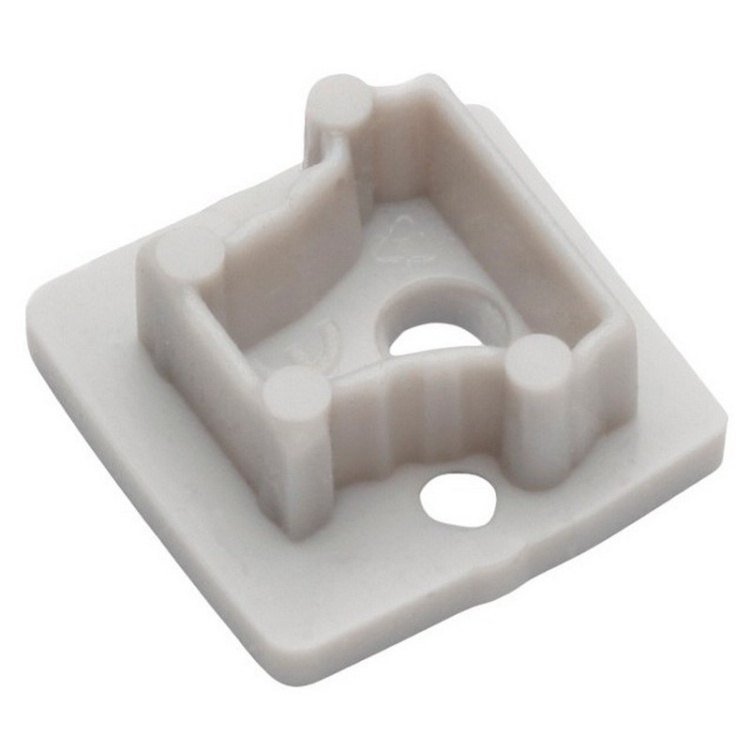 Zaślepka do profilu led FLOOR12 z otworem szara Topmet tył