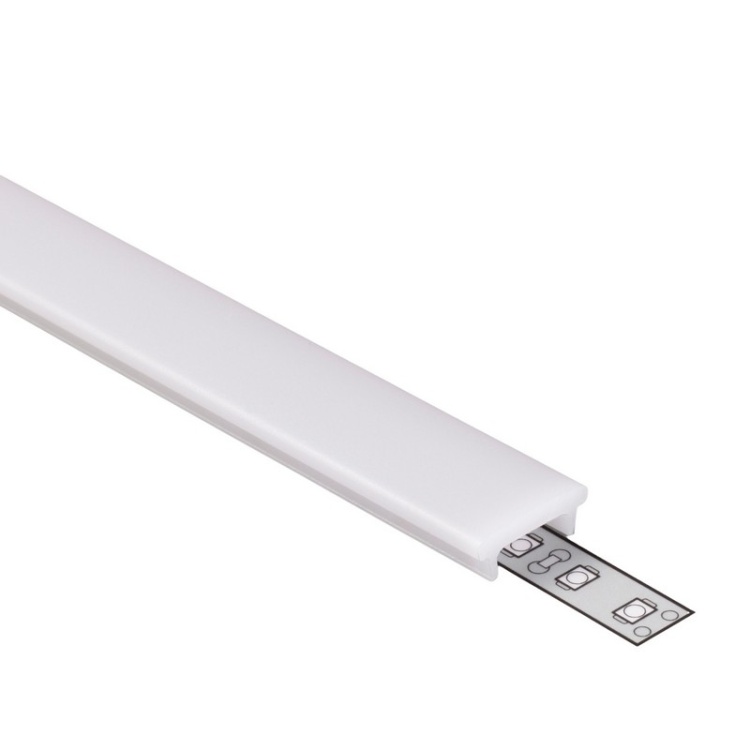 Klosz K klik mleczny do profili LED – odcinki: 1m, 2m Topmet