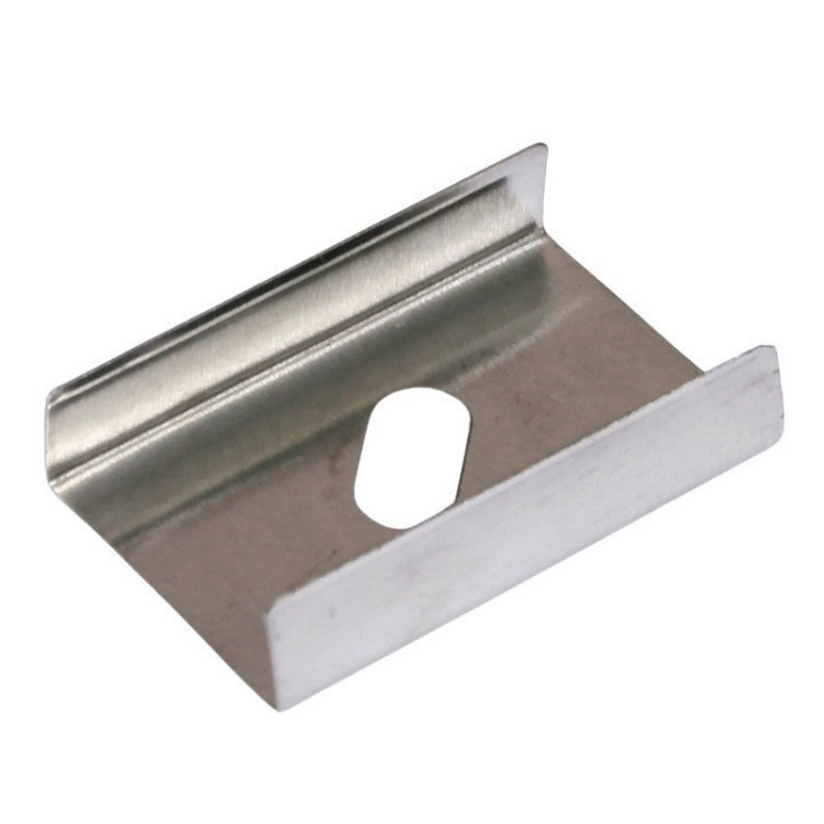 Uchwyt mocujący S sprężysty do profilu led inox Topmet spód