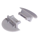 Zaślepka do profilu led BEGTIN12 GEN2 z otworem szara Topmet