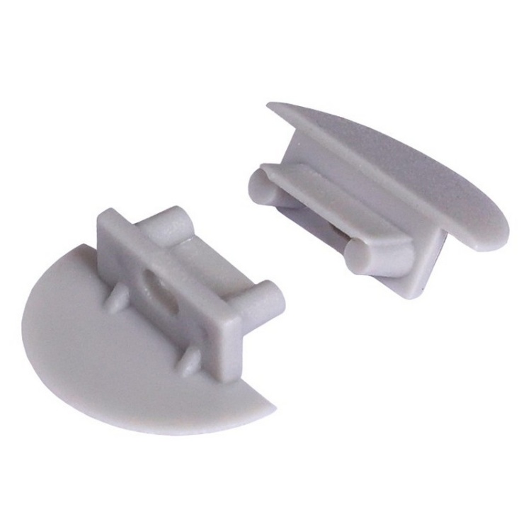 Zaślepka do profilu led BEGTIN12 GEN2 z otworem szara Topmet