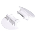 Zaślepka do profilu led BEGTIN12 GEN2 z otworem biała Topmet