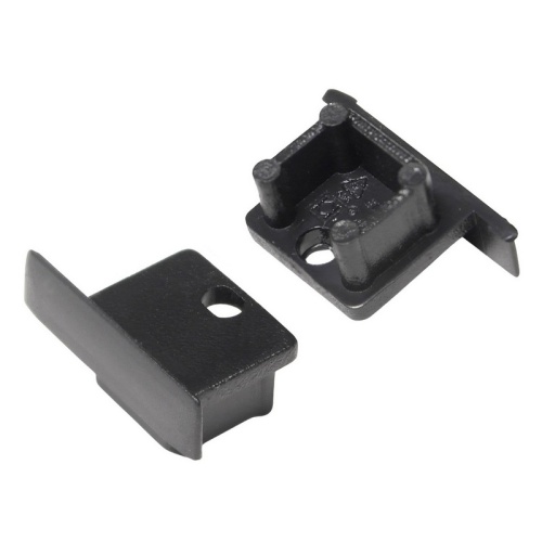 Zaślepka do profilu led SMART-IN10 z otworem czarna Topmet