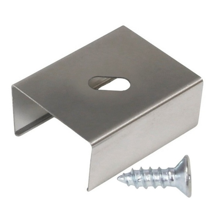 Uchwyt mocujący U4 do profilu led inox Topmet
