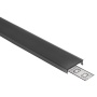 Klosz C3 klik czarny do profili LED – odcinki: 1m, 2m Topmet