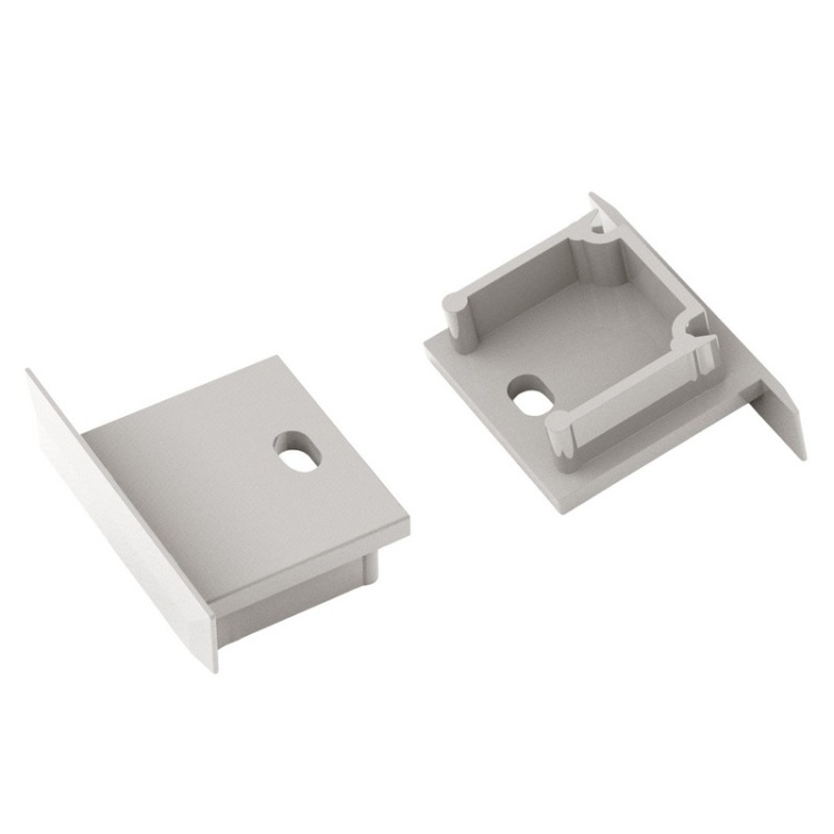 Zaślepka do profilu led SMART-IN16 z otworem szara Topmet