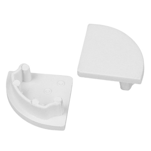 Zaślepka do profilu led CABI12 D1 biała Topmet