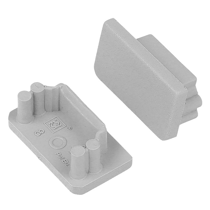 Zaślepka do profilu led UNI14 szara Topmet