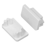 Zaślepka do profilu led UNI14 biała Topmet