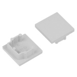 Zaślepka do profilu led HOOD14 szara Topmet