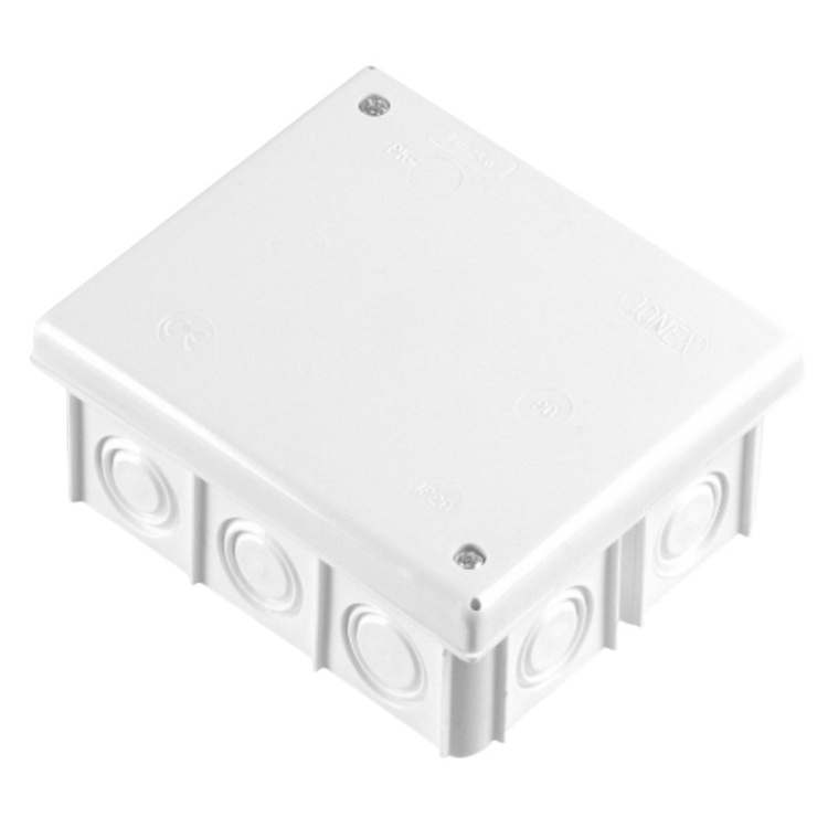 Puszka wtynkowa PK-101 bez dławnic 80×95 szara IP20 Plastrol