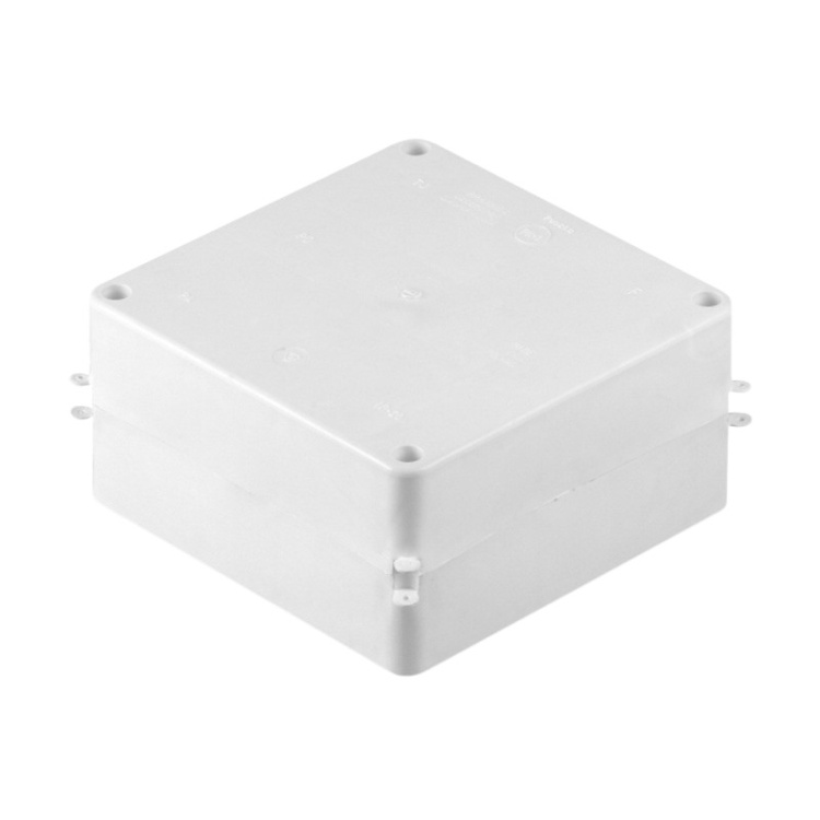 Puszka odgałęźna kablowa PK-1 bez dławnic 125x125x75 biała IP20 Plastrol
