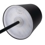 Lampka LED ładowana USB INITA 1,2W 3000K 165lm czarna ściemnialna IP54 Kanlux 36327 spód