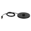 Lampka LED ładowana USB INITA 1,2W 3000K 165lm czarna ściemnialna IP54 Kanlux 36327 podstawa łądująca