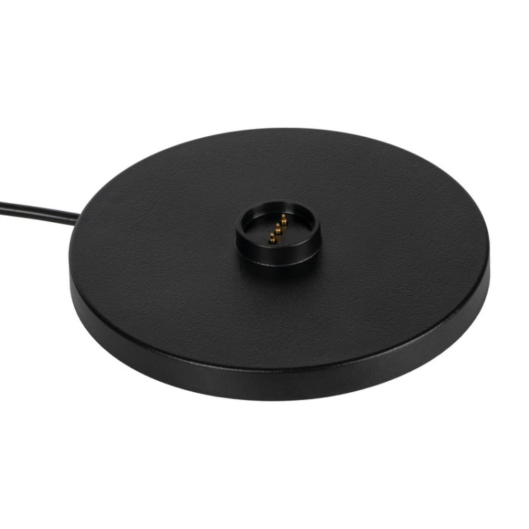 Lampka LED ładowana USB INITA 1,2W 3000K 165lm czarna ściemnialna IP54 Kanlux 36327 podstawka