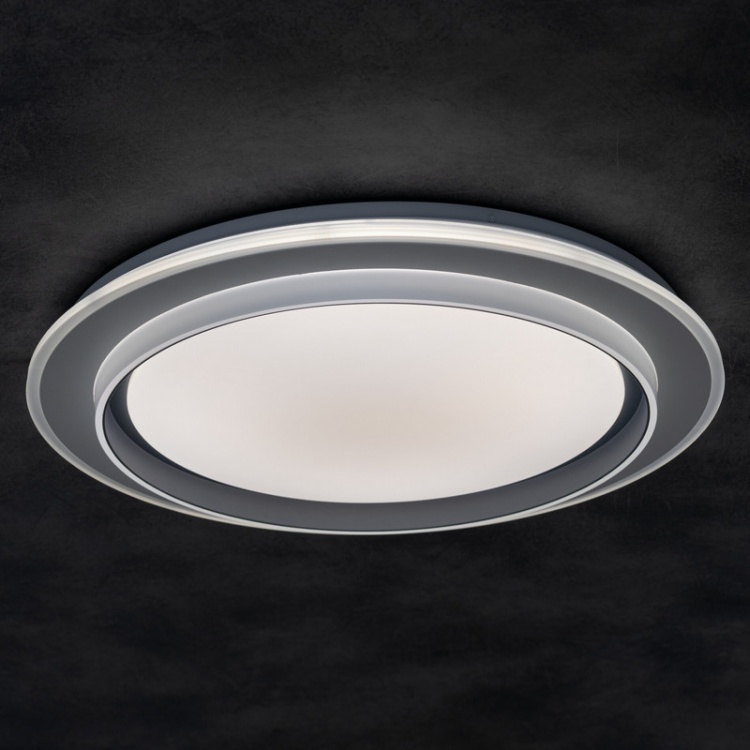 Plafoniera ANTO LED 37W CCT 2700lm ściemnialna ∅500mm biała IP20 Kanlux 38932 ściemnione światło