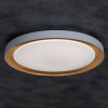 Plafoniera ANBAR LED 37W CCT 2170lm ściemnialna ∅550mm biały/brąz IP20 Kanlux 38930 ściemnione światło
