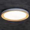 Plafoniera ANBAR LED 37W CCT 2170lm ściemnialna ∅550mm biały/brąz IP20 Kanlux 38930 zimne światło