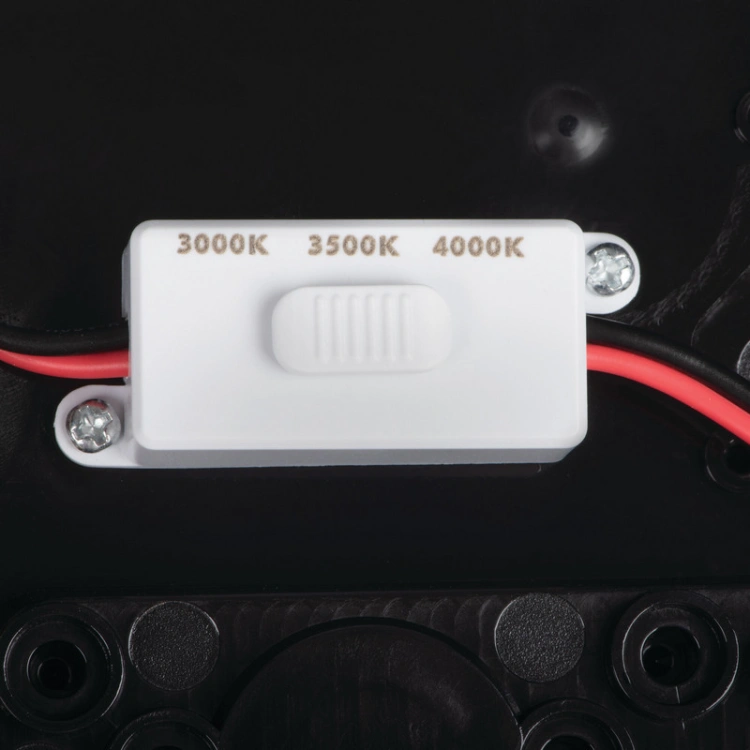 Plafoniera DABER LED CCT 12-20W 2560lm ∅300mm IP66 czarna Kanlux 39026 dip switch