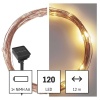 Girlanda świetlna NANO ŁEZKI solarna 120xLED ciepła biel 12m IP44 Emos D3ZW01 informacje
