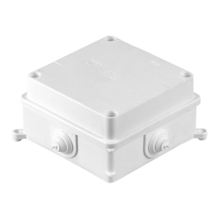 Puszka odgałęźna PK-5 z dławnicami D-25 125x125x70 biała IP44 Plastrol