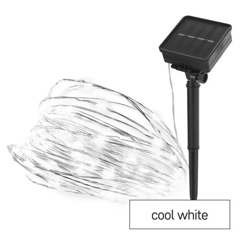 Girlanda świetlna NANO ŁEZKI solarna 120xLED zimna biel 12m IP44 Emos D3ZC01