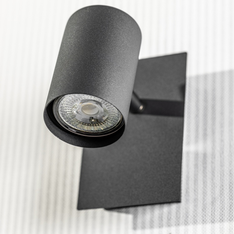 Oprawa sufitowa VENETO podtynkowa GU10 IP20 czarna GTV