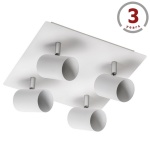 Oprawa sufitowa VENETO podtynkowa 4xGU10 kwadratowa IP20 biała GTV 3 lata gwarancji