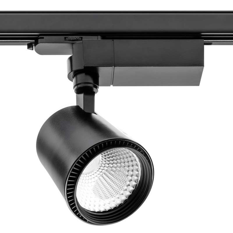 Reflektor LED COB X-LINE na szynę 3-fazową 30W 2052lm IP20 24° 4000K czarny GTV