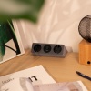 Gniazdo meblowe SOFITO ładowarka USB przewód 1,5m 2x2P+Z 2xUSB schuko szary flok zastosowanie na biurku