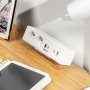 Gniazdo meblowe BAR ładowarka USB przewód 1,5m 2x2P+Z 2xUSB 1xHDMI 1xRJ45 białe zastosowanie