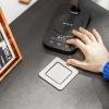 Gniazdo wysuwane TOWER ładowarka USB przewód 1,5m 1x2P+Z 2xUSB schuko czarne zamknięte