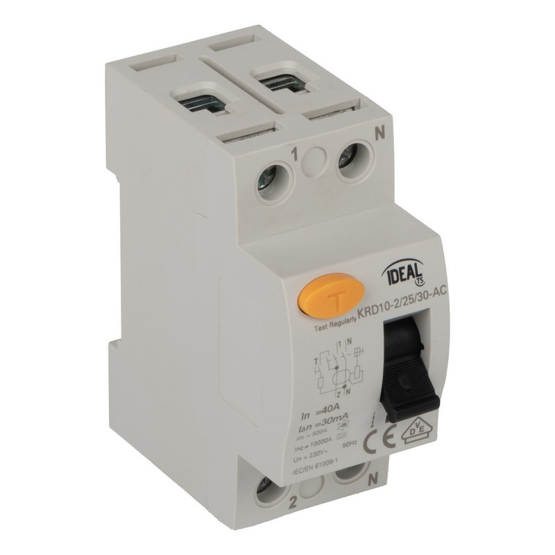 Wyłącznik różnicowoprądowy 2P KRD10-2/25/30-AC Ideal 38724