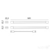 Lampa do roślin LED GROWLY 2x8,5W Kobi Design wymiary