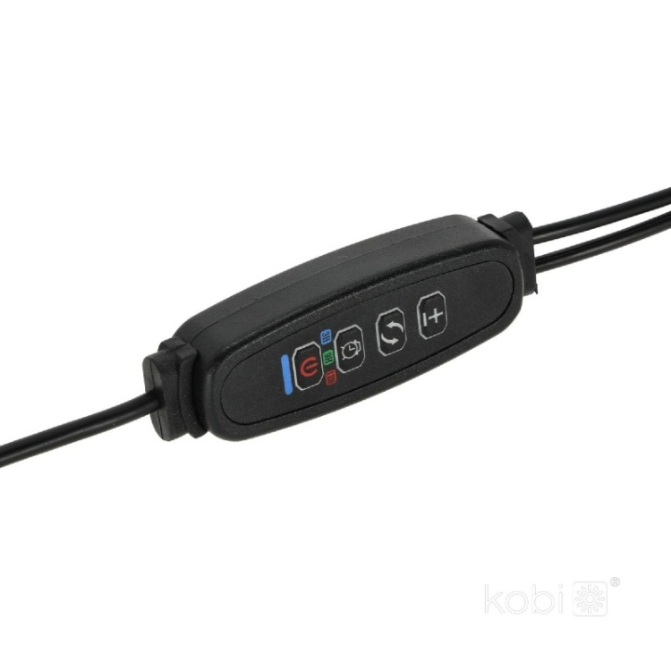 Lampa do roślin LED VITARO RING 2 CLIP 8W Kobi Design sterownik