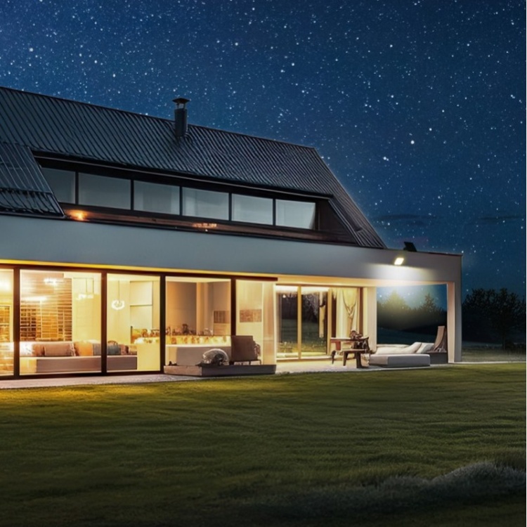 Naświetlacz Solar LED MHCS 10W 2CCT IP65 Kobi Premium aranżacja