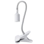 Lampka biurkowa PLANTY CLIP W 1xE27 biała Kobi Design