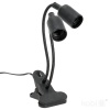 Lampka biurkowa PLANTY CLIP B DUO 2xE27 czarna Kobi Design regulowana