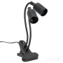 Lampka biurkowa PLANTY CLIP B DUO 2xE27 czarna Kobi Design regulowana