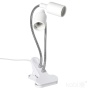 Lampka biurkowa PLANTY CLIP W DUO 2xE27 biała Kobi Design regulowana
