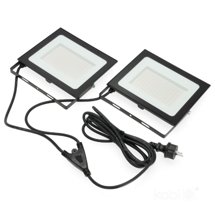 Naświetlacz LED TIGRA TRIPOD 2x100W 4000K IP54 Kobi źródła światła