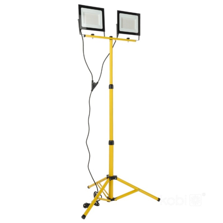 Naświetlacz LED TIGRA TRIPOD 2x100W 4000K IP54 Kobi