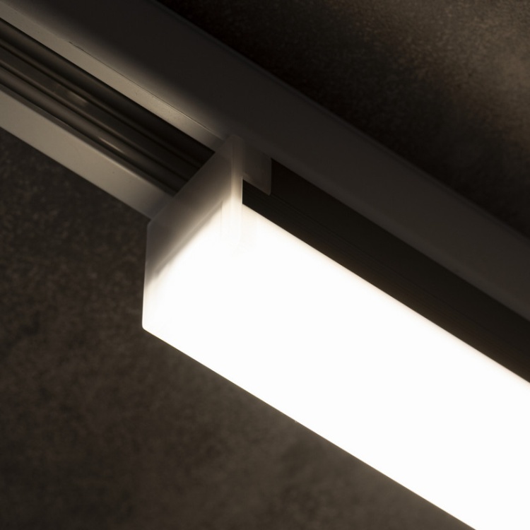 Oprawa LTL-E LED na szynoprzewód TEAR 24W 2400lm CCT czarna Kanlux 38399 barwa neutralna