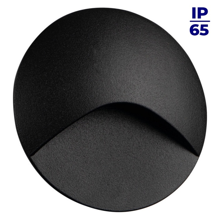 Oprawa przyschodowa LED EXIN 2.5W 3000K 50lm czarna IP65 Kanlux 39121