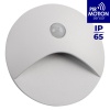 Oprawa przyschodowa LED EXIN 2.5W 4000K 50lm z czujnikiem PIR biała okrągła IP65 Kanlux 39135