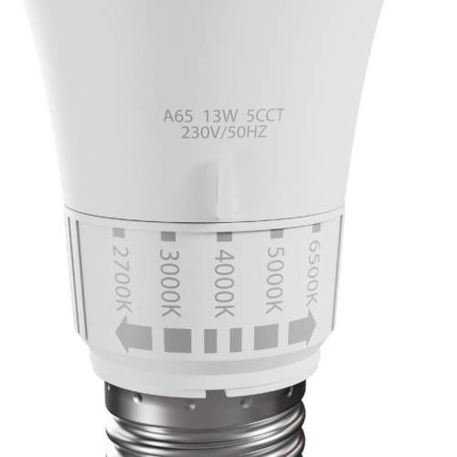 LED GLS E-27 230V 13W 5CCT SPECTRUM zbliżenie